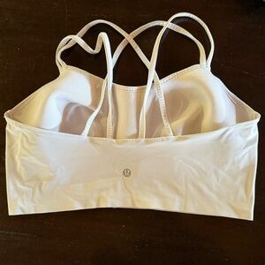 Lululemon Like a Cloud Longline White Sports Bra